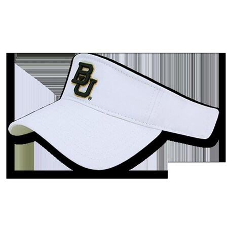 W Republic W Republic Apparel 1012-110-WHT Baylor Polo Visor; White 1012-110-WHT